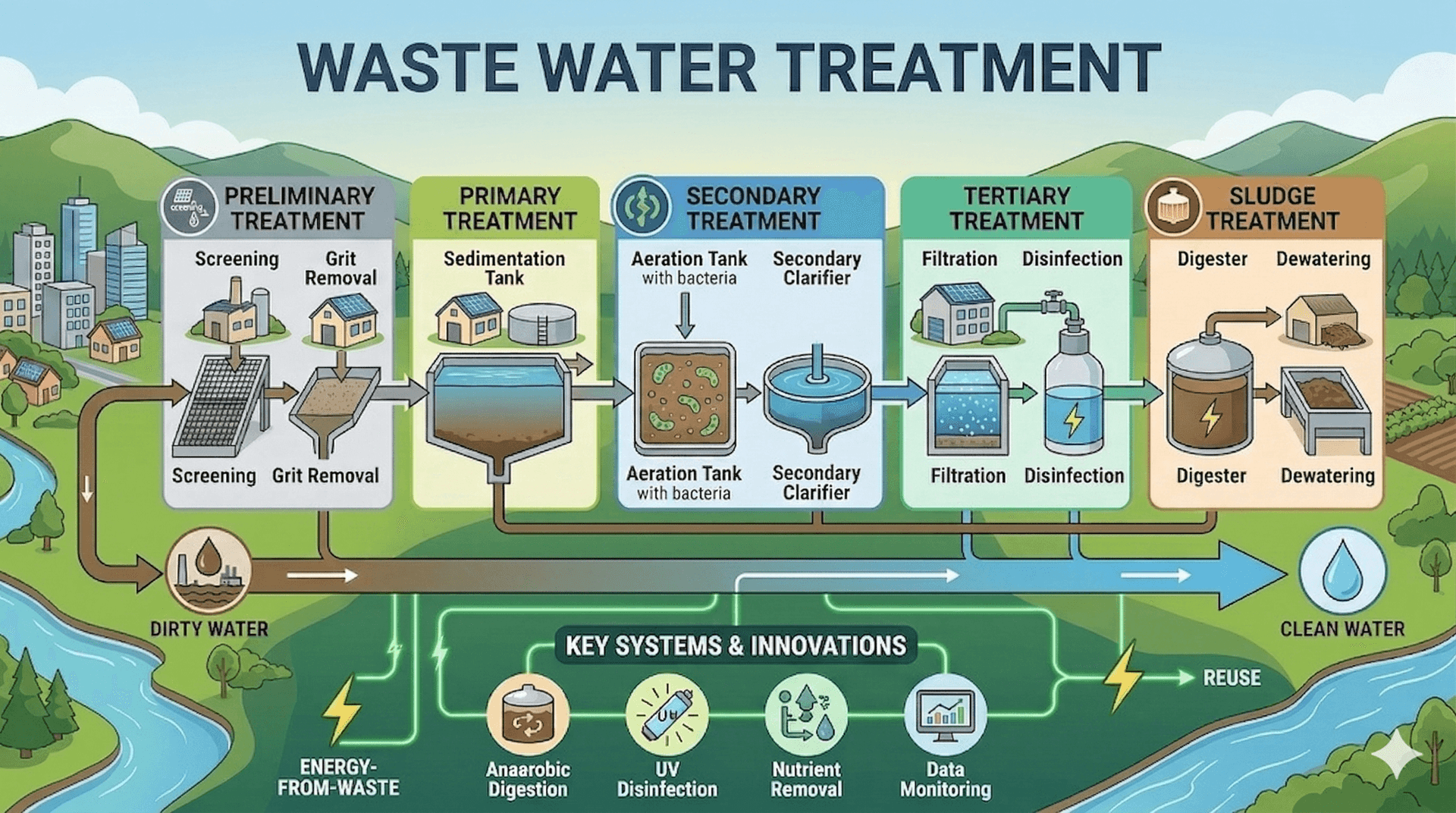 Wastewater treatment facility
